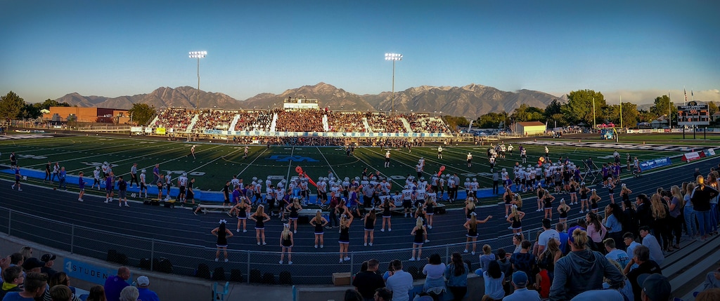 Leah Hogsten | The Salt Lake Tribune West Jordan High School football team hosts Riverton High School, Thursday, Sept. 13, 2018 in West Jordan.