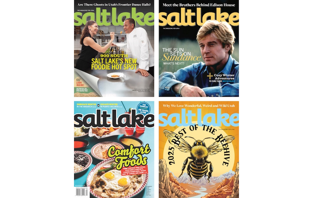 (Jeremy Pugh) Recent covers of "Salt Lake Magazine."