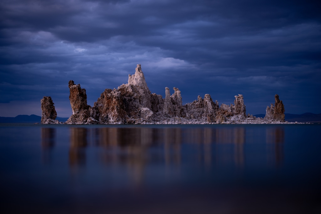 (Spenser Heaps | Deseret News)  One of Mono Lake’s iconic tufa formations is pictured on the south shore of the lake in Mono County, Calif., on Monday, Aug. 8, 2022.