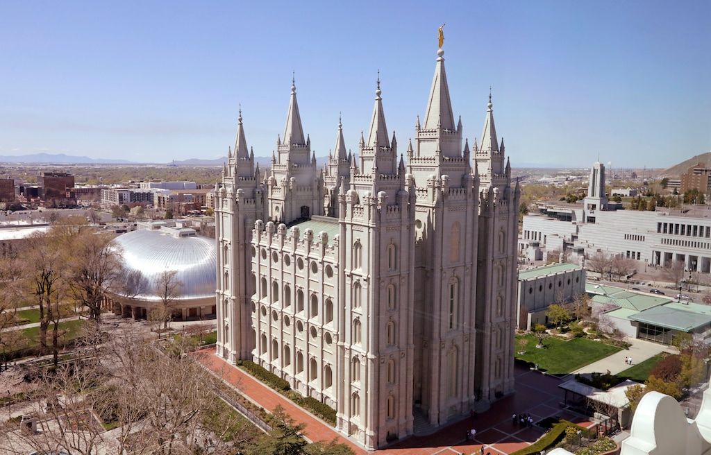 (Rick Bowmer | AP file photo)  The Church of Jesus Christ of Latter-day Saints Salt Lake Temple in Salt Lake City.