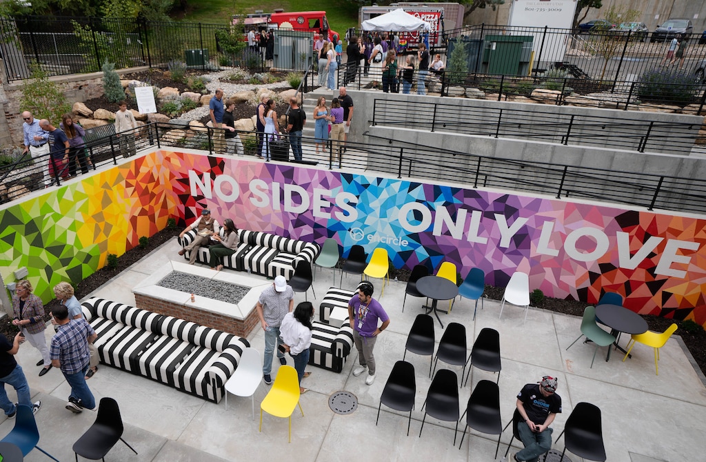 (Francisco Kjolseth  | The Salt Lake Tribune) Encircle opens its Ogden facility on Saturday, Sept. 6, 2025. The nonprofit faced an exodus of therapists this year.