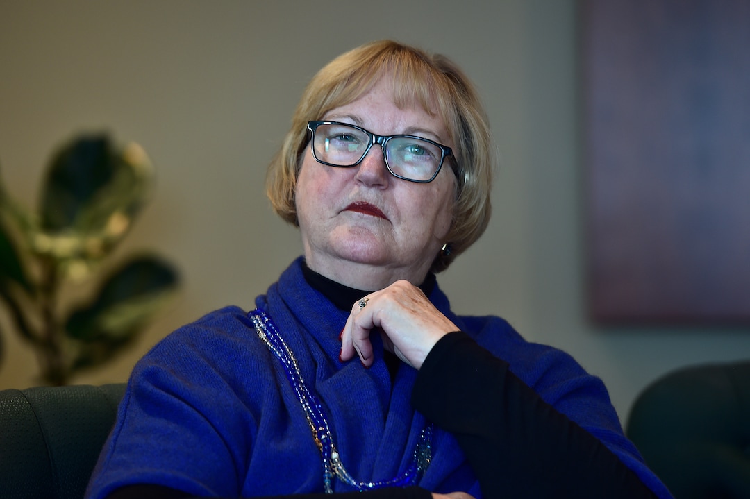 (Scott Sommerdorf   |  The Salt Lake Tribune)   Justice Justice Christine Durham is retiring after 35 years on the Utah Supreme Court. She speaks during an interview, Thursday, November 16, 2017. 