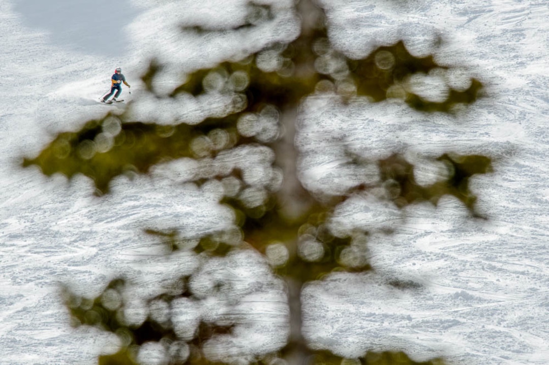 (Trent Nelson  |  The Salt Lake Tribune)  Skiers at Snowbird on Thursday April 4, 2019.