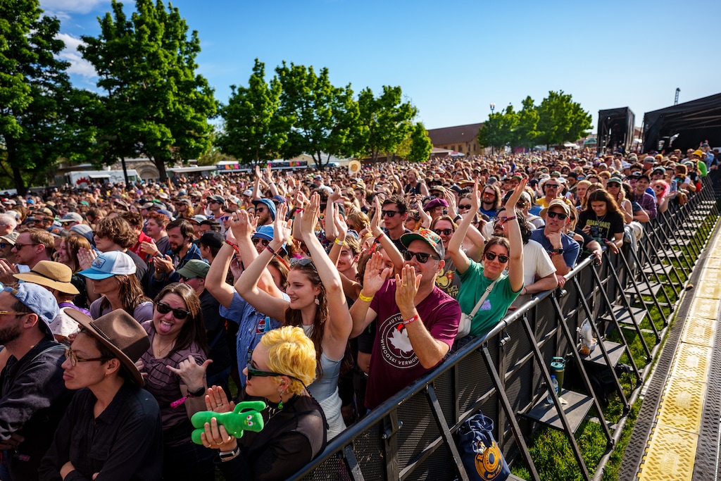 (Trent Nelson | The Salt Lake Tribune) Fans during Belle & Sebastian at Kilby Block Party in Salt Lake City on Saturday, May 11, 2024. The festival will return in May 2025.