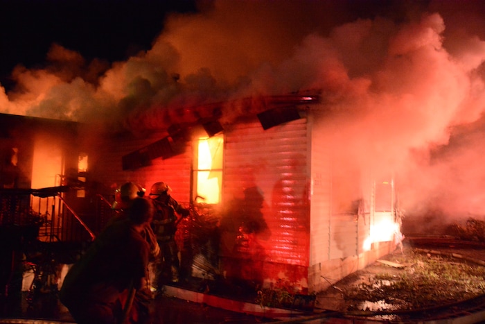 (Courtesy Emery County Sheriff's Office) Fire crews extinguished a blaze that killed one person on Oct. 2. Investigators believe rodents started the fire by gnawing through electrical wire insulation.
