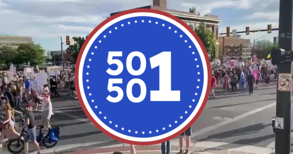 (Fox 13 News) The national organizers behind 50501 have severed ties with the Salt Lake City branch.