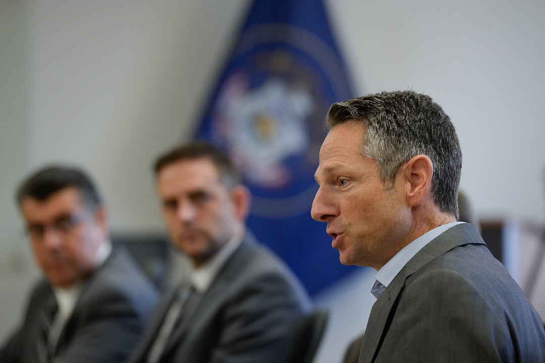 (Francisco Kjolseth  |  The Salt Lake Tribune)  Derek Miller, President and CEO of World Trade Center Utah hosts an immigration roundtable with community leaders to discussion on how immigrants make essential contributions to the Utah economy. The event marked the launch of the iMarch for Immigration Campaign, a national day of action in all 50 states on Wed. Dec. 6, 2017, in an effort to push forward with a solution for Deferred Action for Childhood Arrivals (DACA), the so called "DREAMers" who came to the U.S. as children.