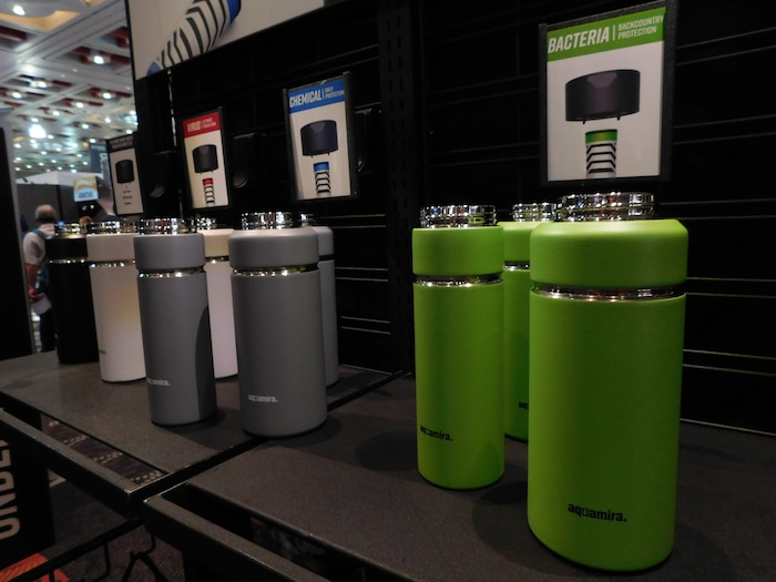Erin Alberty  |  The Salt Lake Tribune


Aquamira MSRP filtering bottle, $35-$40.
