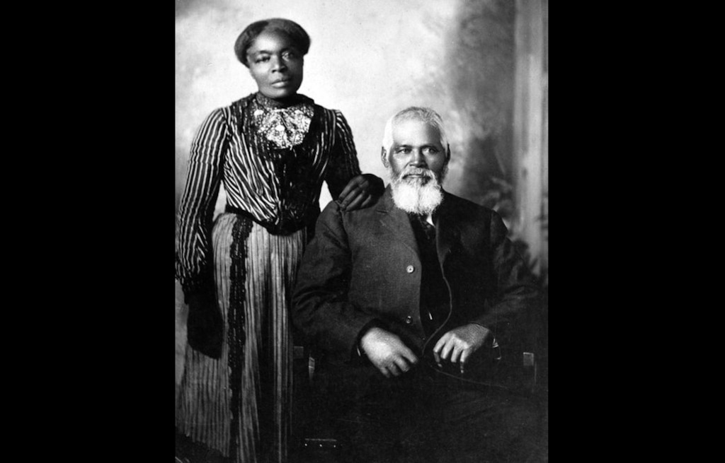(Photo courtesy of Utah State Historical Society) Amanda Leggroan Chambers and Samuel D. Chambers.