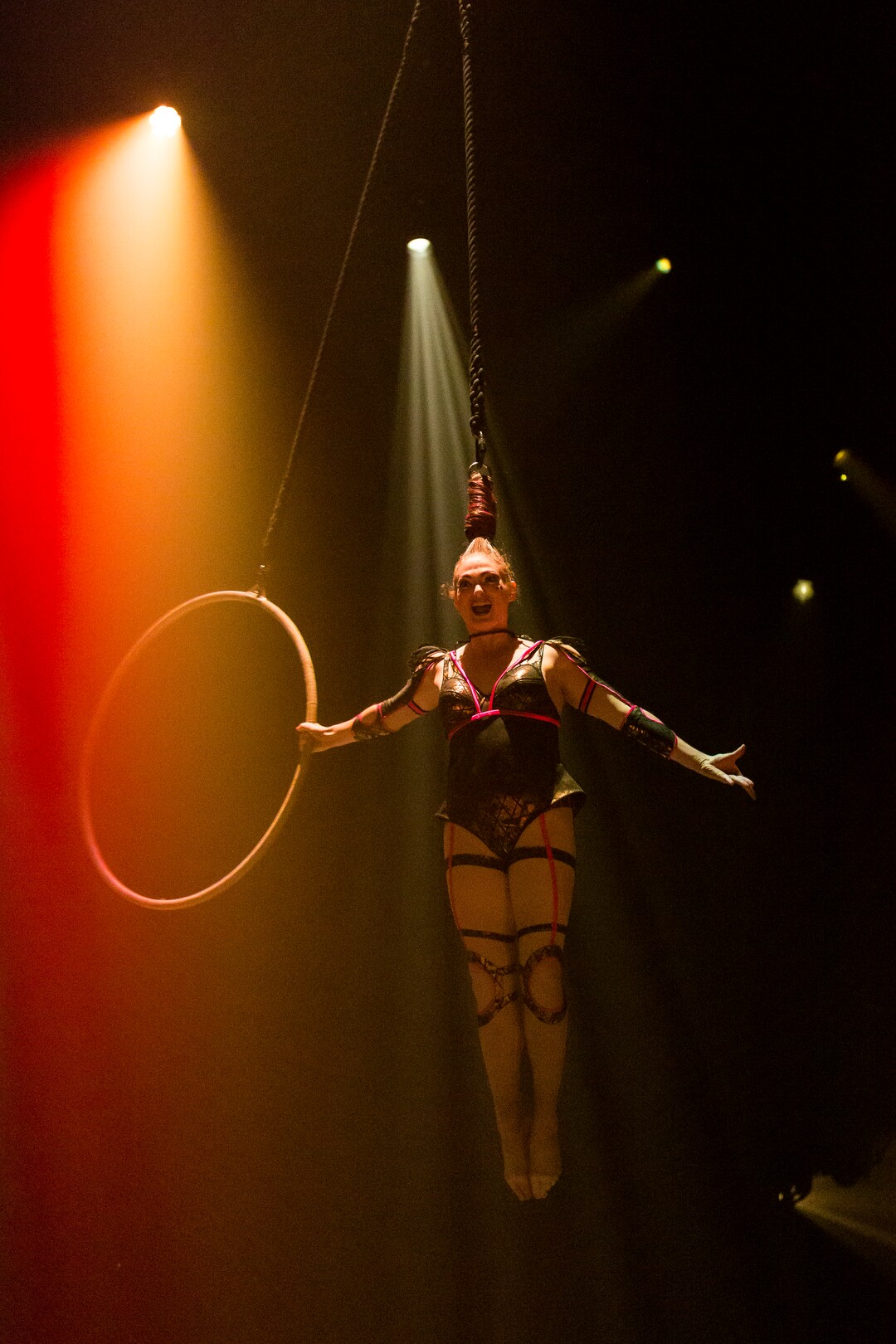 (Marie-Andrée Lemire  |  courtesy of Cirque du Soleil) A hair aerialist is one of the performers in Cirque du Soleil's show "Bazzar," which will play in a tent in the parking lot of the Maverik Center in West Valley City, from May 24 to July 5, 2020.