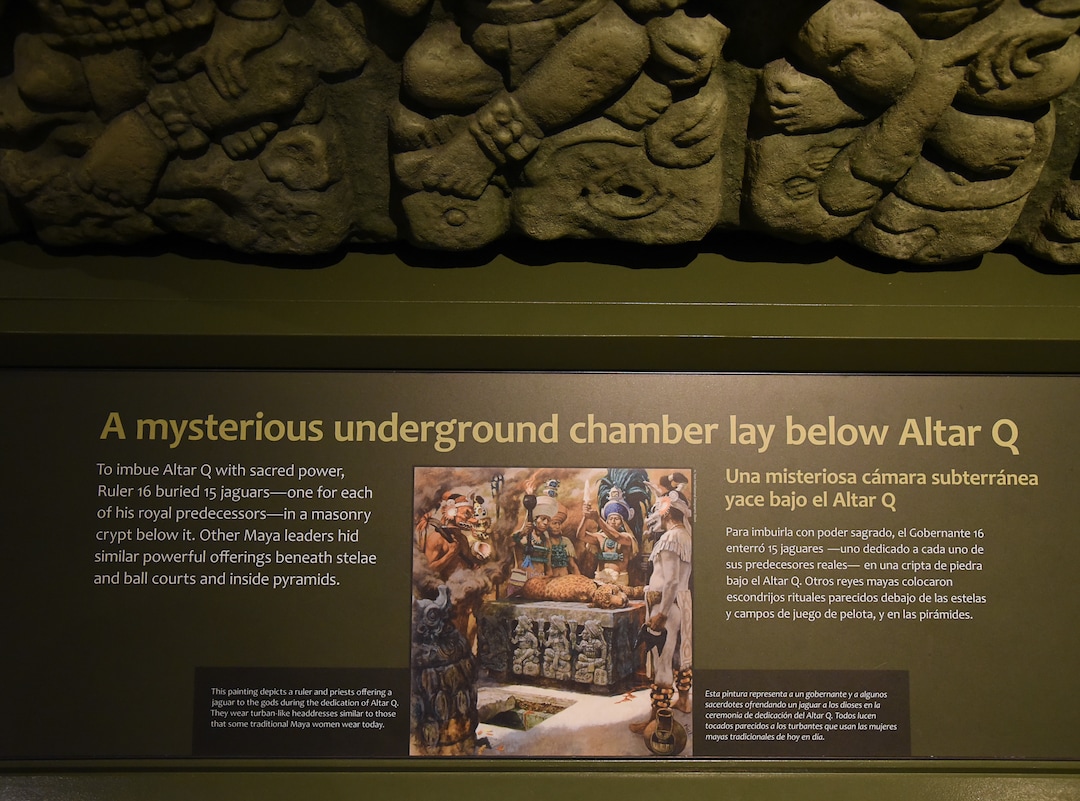 (Francisco Kjolseth  |  The Salt Lake Tribune)  Spanish and English welcomes visitors to the new Maya exhibit at The Natural History Museum of Utah. The museum recently received $1,175,721 in funding from the Salt Lake County Zoo, Arts and Park program. The Tier I arts organization, the name for the county's large arts programs, is one of many working to appeal to a diverse audience as the state's population grows and changes. The Natural History Museum has translated its brochures into Spanish and visits every fourth grade class on the west side in an effort to increase accessibility and grow its visitorship.