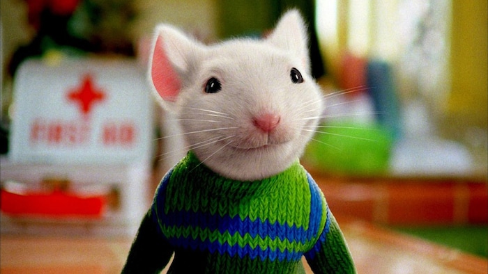 (photo courtesy Columbia Pictures) Michael J. Fox provided the voice of the plucky mouse Stuart Little, in the 2002 animated/live-action movie "Stuart Little 2."