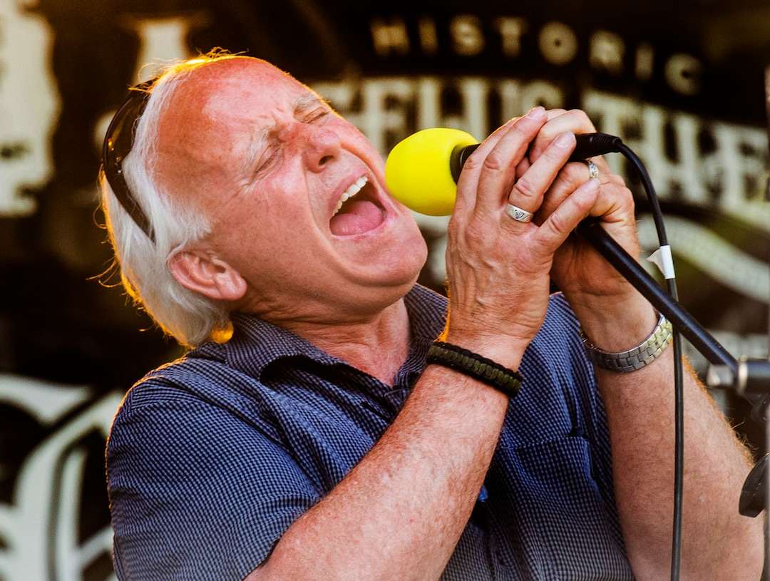(Rick Egan  |  The Salt Lake Tribune)     Alan Breeze sings for Thunderbuck Ram, during the annual Geezerfest 2020 music festival in Orem on Friday, Aug. 14, 2020.