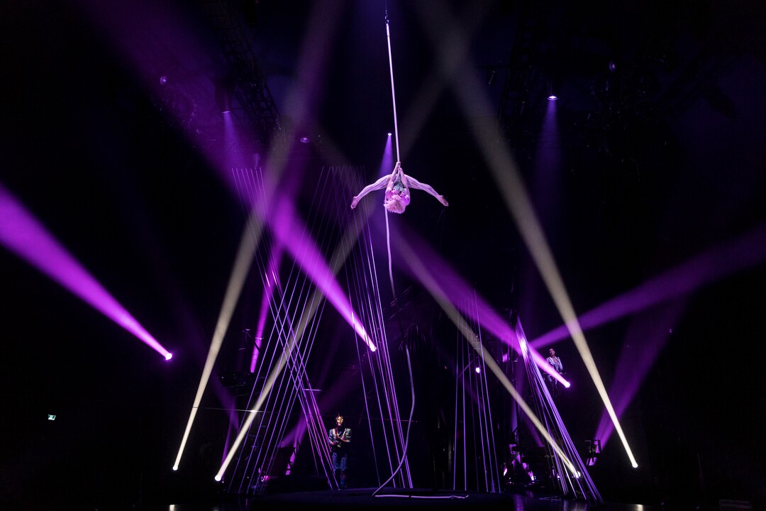 (Marie-Andrée Lemire  |  courtesy of Cirque du Soleil) A rope aerialist is one of the performers in Cirque du Soleil's show "Bazzar," which will play in a tent in the parking lot of the Maverik Center in West Valley City, from May 24 to July 5, 2020.