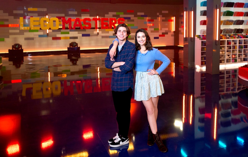 (Tom Griscom | Fox) Drew and Miranda Maynard in season 3 of "Lego Masters."