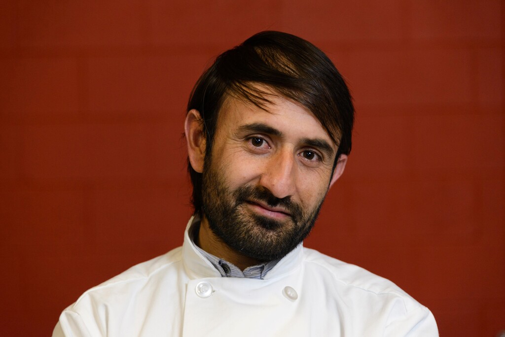 Courtesy  |  Spice Kitchen IncubatorHayat Stoman, owner of Hayat’s Grill, served chicken korma with Afhan rice on March 1 during the launch of Spice to Go, a new dinner service being offered through Salt Lake City's Spice Kitchen incubator.