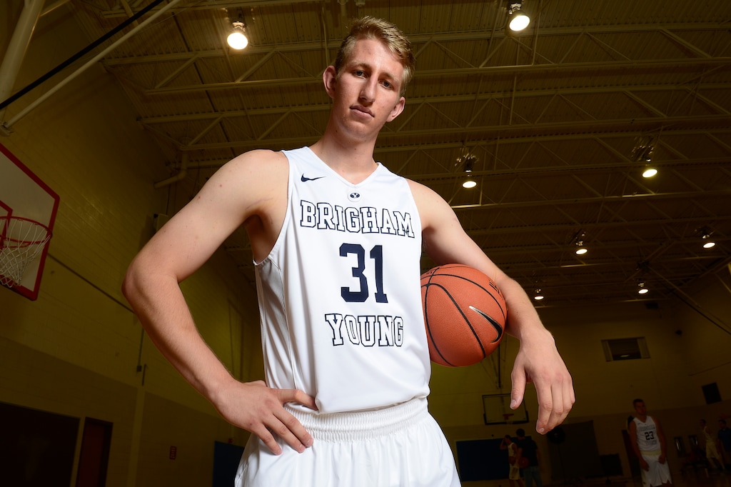Scott Sommerdorf   |  The Salt Lake TribuneBYU F Braiden Shaw, at BYU, Wednesday, October 14, 2015.