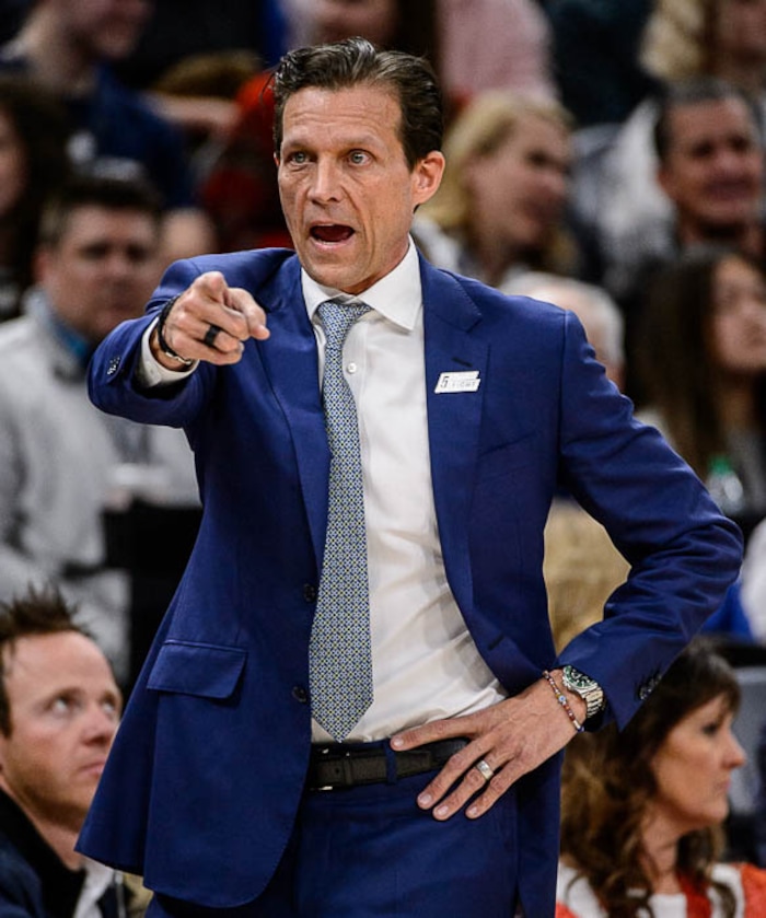 (Trent Nelson | The Salt Lake Tribune)  
Utah Jazz vs. Boston Celtics, NBA basketball in Salt Lake City, Wednesday March 28, 2018. Utah Jazz head coach Quin Snyder.