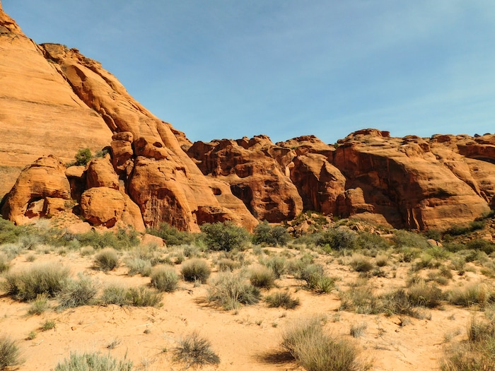 Jenny's Canyon is a quick hike to a short slot canyon in Snow Canyon State Park. Photo taken March 9, 2017. Erin Alberty/The Salt Lake Tribune
