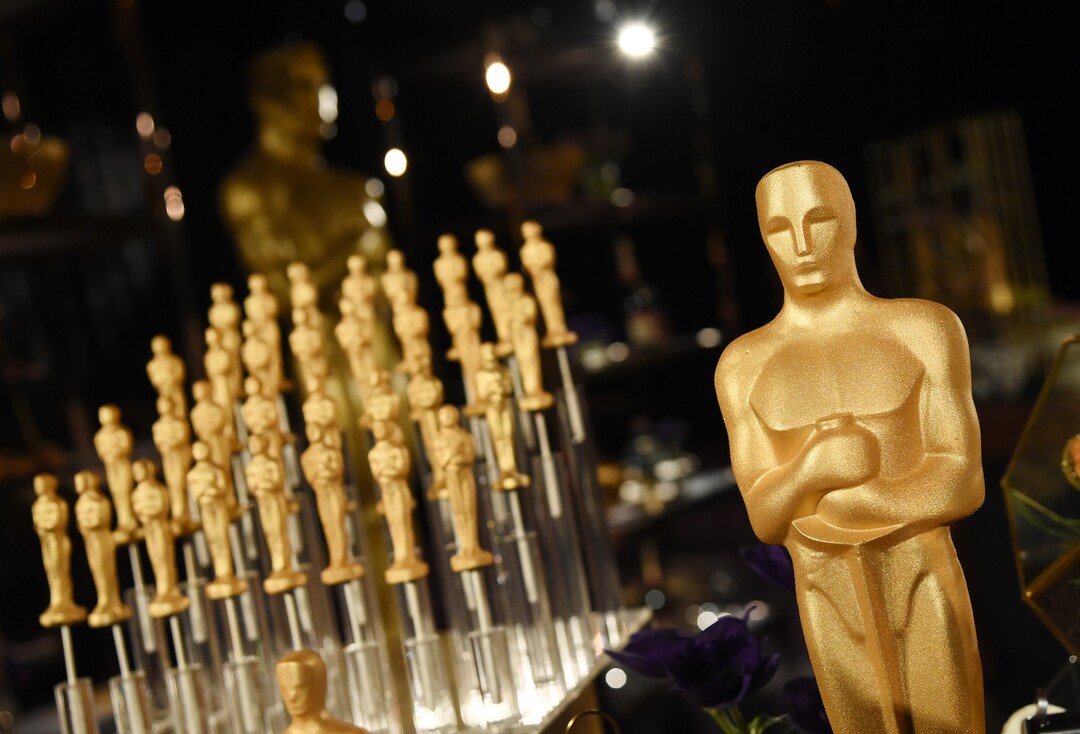 (Chris Pizzello | AP)  Gold-dusted chocolate Oscar statues are pictured at the Governors Ball Press Preview for the 92nd Academy Awards at the Dolby Theatre, Friday, Jan. 31, 2020, in Los Angeles. The Academy Awards will be held at the Dolby Theatre on Sunday, Feb. 9.