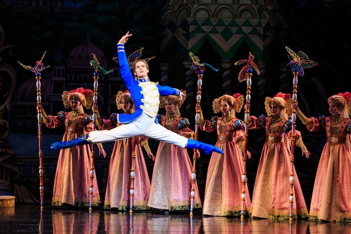 (Courtesy Ballet West | Luke Isley) Soloist Alexander MacFarlan performs in Ballet West's redesigned "Nutcracker," with shows through Dec. 30 at the Capitol Theatre in Salt Lake City.