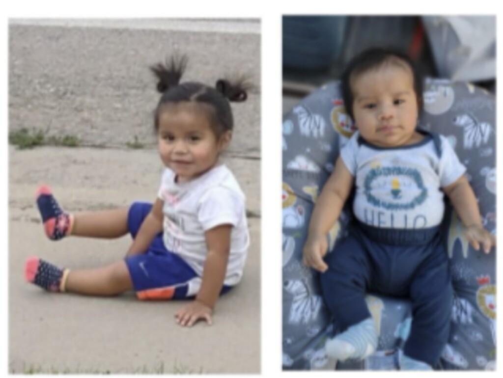(Navajo Division of Public Safety) An Amber Alert was issued Thursday night for Bailey Begay, left, and Braidin Begay.