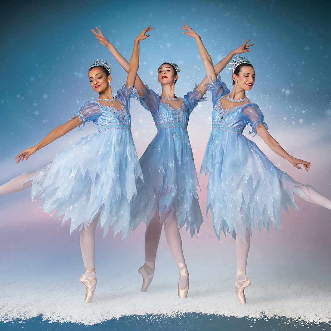 (Courtesy photo by Beau Pearson) | Ballet West dancers in newl costumes for the snow scene in "The Nutcracker."