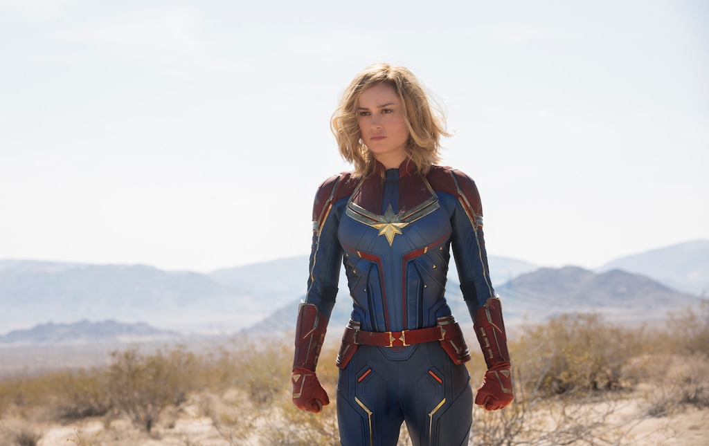 (Chuck Zlotnick  |  courtesy Marvel Studios) Brie Larson stars in the superhero origin story "Captain Marvel."