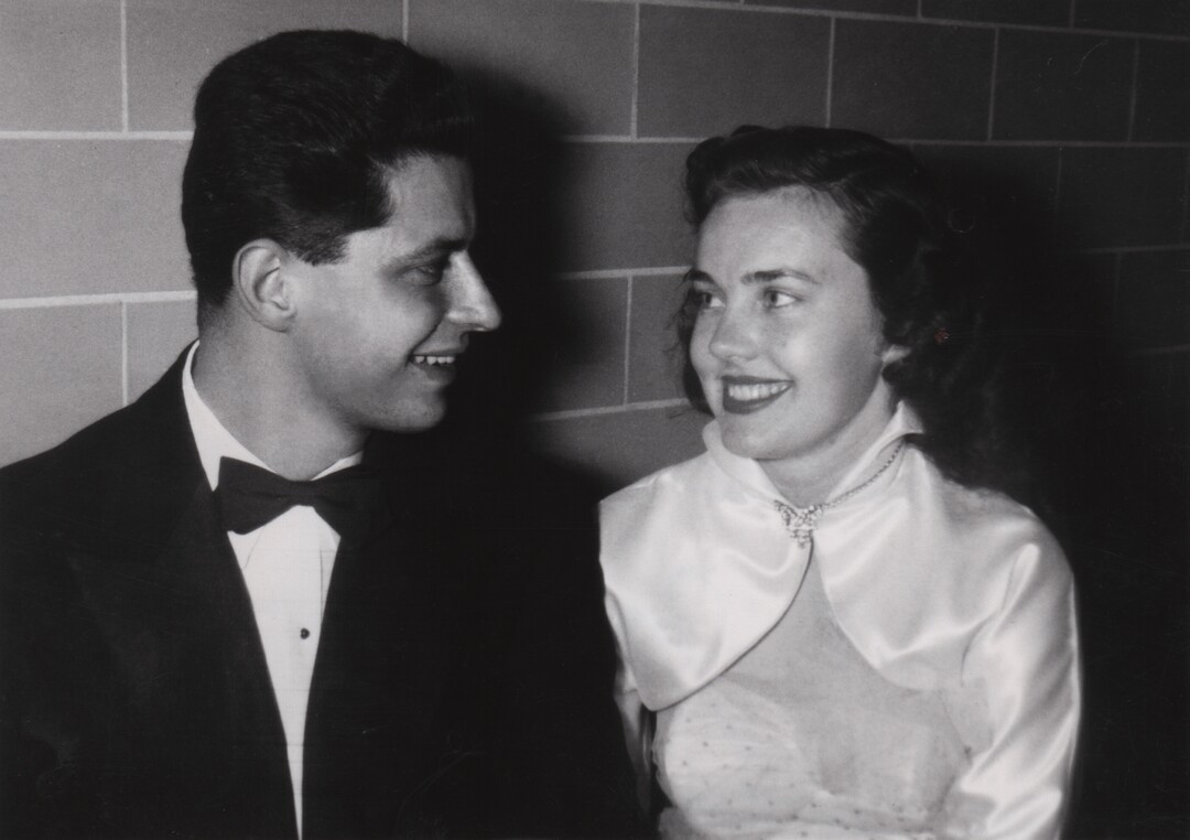 (Photo courtesy of Intellectual Reserve) Elder Robert D. Hales and his wife, Mary, at the Brigham Young University Junior Prom in 1953.