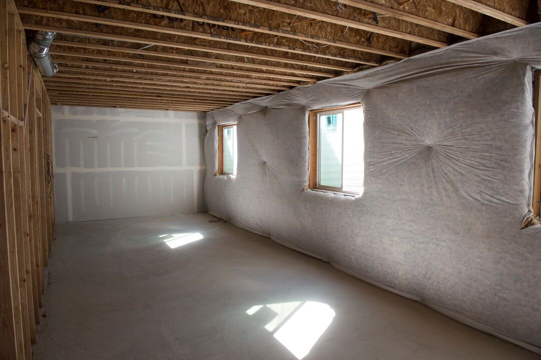 (Rick Egan  |  The Salt Lake Tribune)    Unfinished basement in twin home in Millcreek, Monday, Sept. 24, 2018.