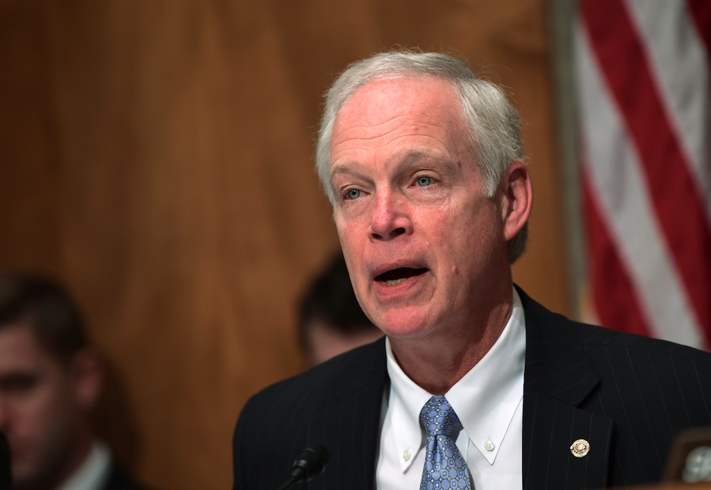 Senate Governmental Affairs Committee Chairman Sen. Ron Johnson, R-Wis., speaks on Capitol Hill in Washington, Tuesday, Oct. 31, 2017, during a hearing on the federal response to the 2017 hurricane season. (AP Photo/Susan Walsh)