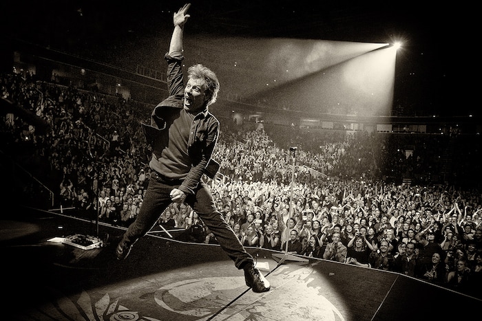 (Photo courtesy of David Bergman) Bon Jovi, performs at the SAP Center in San Jose, Calif., on the "This House is Not For Sale" tour on March 1, 2017.
