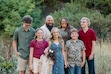 (GoFundMe) Nathan and Lindsey Bird with their six children. Five of the family members were killed in a fire at their Riverdale home on Oct. 1.