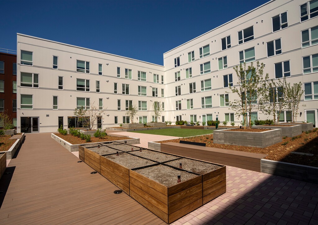 (Rick Egan | The Salt Lake Tribune) The SPARK apartment complex on North Temple, on Wednesday, May 7, 2025.