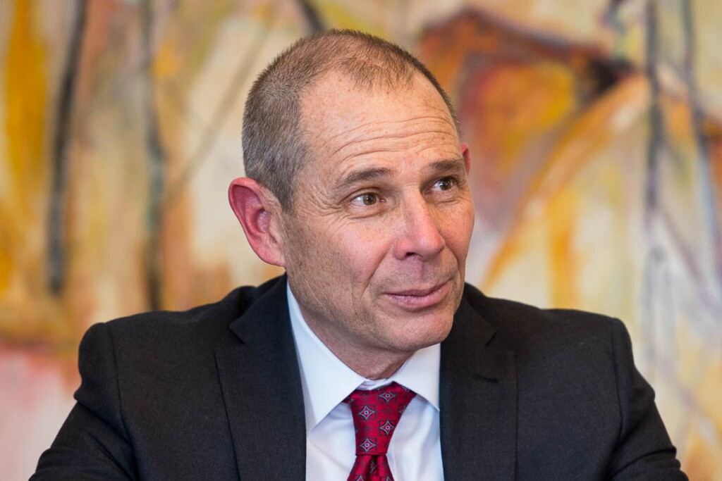 (Trent Nelson | The Salt Lake Tribune)  Congressman John Curtis, Friday March 23, 2018.
