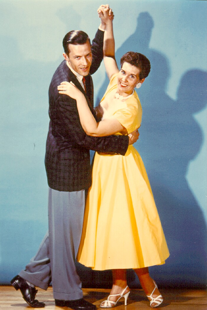 (Photo courtesy of Harold Carr) Audrey B. Carr with her husband, Venice Carr. The couple competed in ballroom dancing.