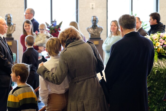 (Photo courtesy of the LDS Church) Mourners pay their respects during the viewing for Mormon church President Thomas S. Monson at the LDS Conference Center in Salt Lake City, Utah, on Thursday, Jan. 11, 2018. Monson died last week at the age of 90.