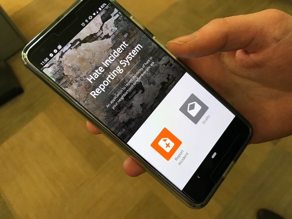 (Rachel Molenda  |  The Salt Lake Tribune) Two researchers at the University of Utah have created an app called the Hate Incident Report System that aims to bridge the information gap between the hate incidents and crimes people witness and what gets reported to police.