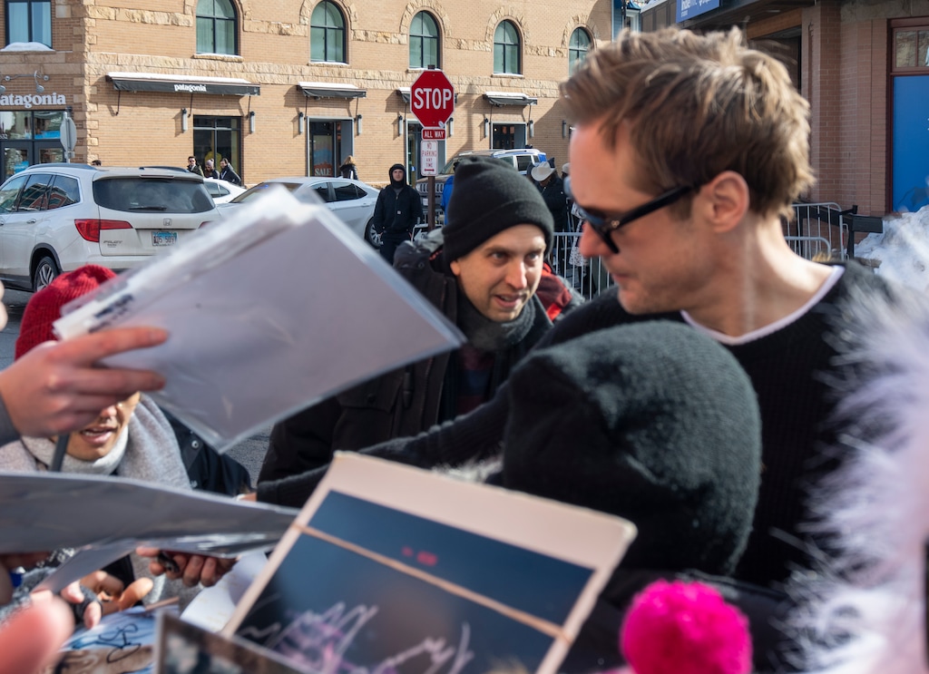 (Rick Egan | The Salt Lake Tribune)  Alexander Skarsgard on Main Street in Park City, during the 2023 Sundance Film Festival. The next edition of the festival is Jan. 18-28, 2024.