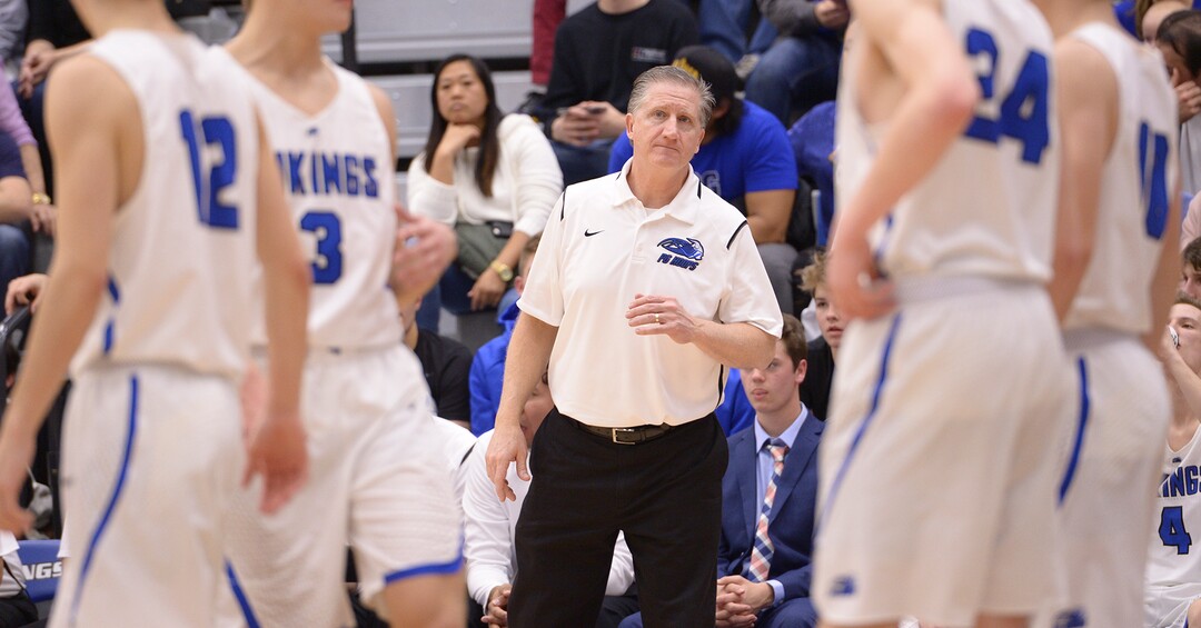 (Leah Hogsten  |  The Salt Lake Tribune)  Pleasant Grove's head coach David Evans. Lone Peak High School boys' basketball team defeated Pleasant Grove High School 65-61 during their game Friday, January 26, 2018 in Pleasant Grove. 
