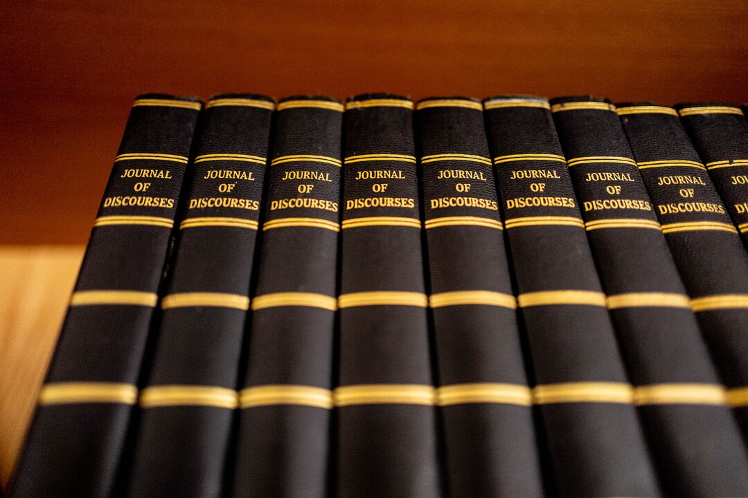 (Trent Nelson  |  The Salt Lake Tribune)Volumes of Journal of Discourses, collected sermons by early leaders of The Church of Jesus Christ of Latter-day Saints, in a home in La Mora, Sonora on Thursday Nov. 7, 2019.