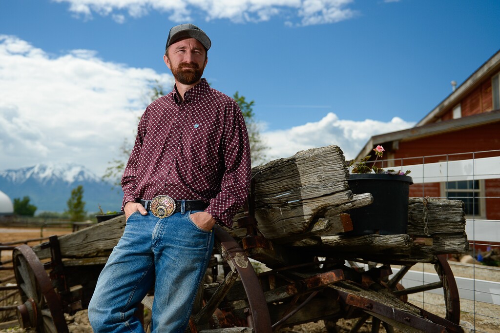 (Francisco Kjolseth  |  The Salt Lake Tribune)  Utah County Commissioner Nathan Ivie spends time on his horse ranch in Benjamin, Utah as he talks about his work and commitment to public office. The Republican lawmaker in a heavily-Mormon area of Utah has publicly come out as gay. Ivie said his announcement, Wednesday, May 22, 2019, was inspired in part by his work with families who have lost gay children to suicide.