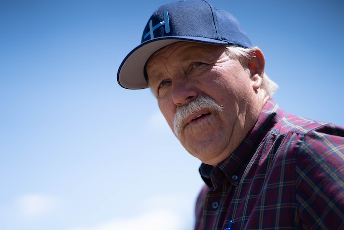(Francisco Kjolseth | The Salt Lake Tribune) Randy Revoir, a Nephi rancher, checks in on his cattle in Juab County on Thursday, April 8, 2021. Revoir has banded together with other livestock producers to form the Central Utah Livestock Association, a group that offers a $20,000 reward for tips leading to the arrest of anyone who kills a member's animal. Livestock shootings soared in 2020 during the pandemic, but the reasons for the increase are unclear.
