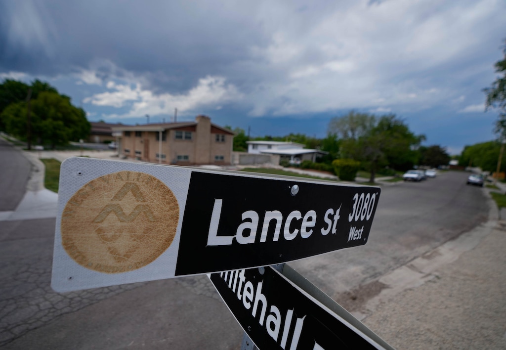 (Francisco Kjolseth | The Salt Lake Tribune) Lance Street in West Valley City, the street on which Keith Klingenberg and his wife lived in 1995, shown on Wednesday, May 24, 2023. Nearly 30 years after Klingenberg called police to report that his wife had died by suicide in their home, Klingenberg was charged with first-degree murder in connection with her death Wednesday.