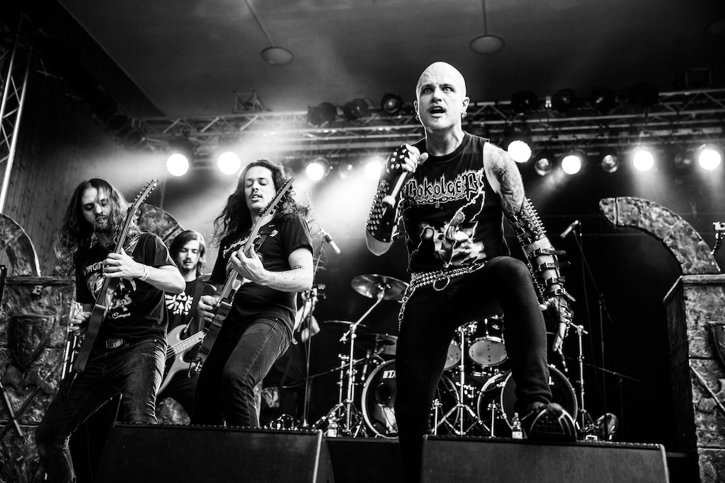 (Photo courtesy of Peter Beste)  Salt Lake City-based metal band Visigoth already has one album out on Metal Blade Records, and is working on the follow-up, due in Spring 2018. The band will be performing at The Loading Dock on Friday, Oct. 13, 2017.​