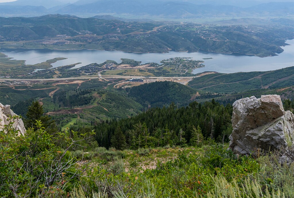 (Rick Egan | The Salt Lake Tribune)  A view of the new ski area that will be part of the Deer Valley Resort, on Thursday, Aug. 24, 2023.