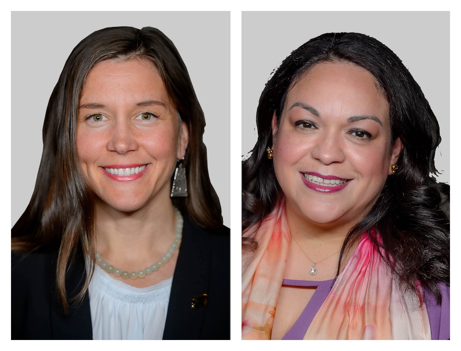 (Trent Nelson  |  The Salt Lake Tribune) Erin Mendenhall and Luz Escamilla are running against each other for Salt Lake City Mayor.