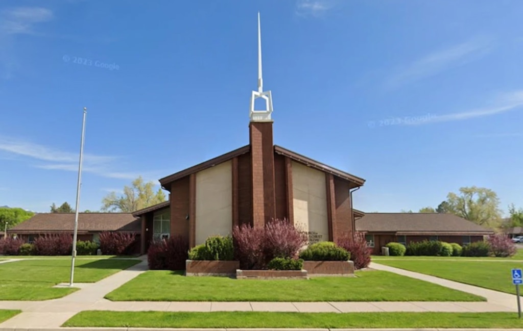 (Google Maps) Carbon monoxide monitors will be installed in this Latter-day Saint meetinghouse in Monroe, Utah, where more than 50 fell sick after an apparent gas leak on Sunday, Dec. 31, 2023, according to local church leaders.