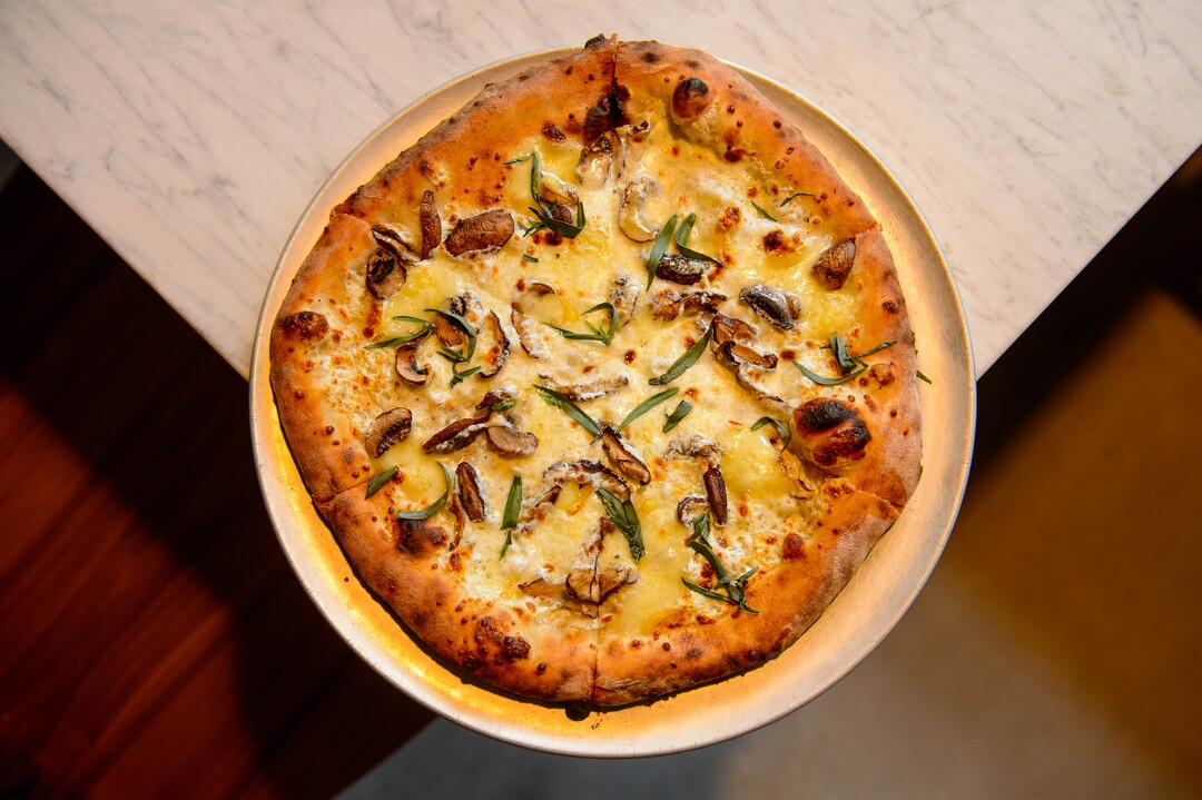(Trent Nelson  |  The Salt Lake Tribune)Emigration Pizza at Emigration Brewing, a new pizza and small plates restaurant in Salt Lake City's Emigration Canyon, on Tuesday Dec. 10, 2019.