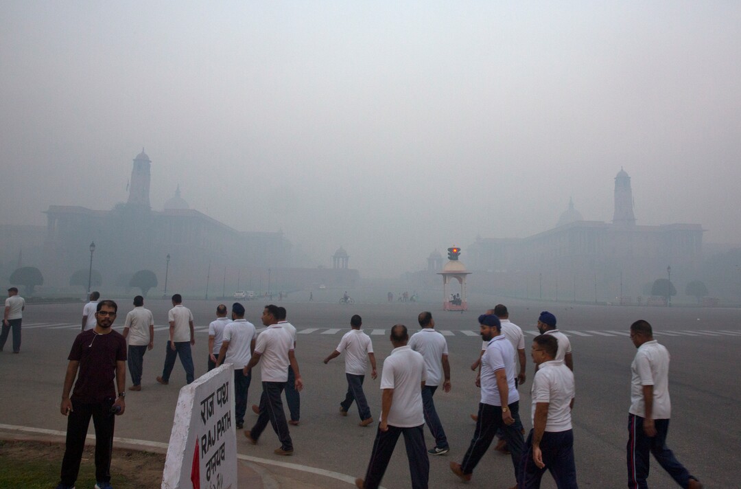Raisina hill, government seat of power is seen engulfed in morning smog a day after Diwali festival, in New Delhi, India, Friday, Oct. 20, 2017. Environmental pollution - from filthy air to contaminated water - is killing more people every year than all war and violence in the world. One out of every six premature deaths in the world in 2015 - about 9 million - could be attributed to disease from toxic exposure, according to a major study released Thursday, Oct. 19, 2017 in The Lancet medical journal. (AP Photo/Manish Swarup)